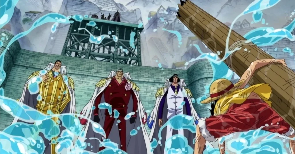 One Piece dalam Urutan Kronologis: Perang Marineford