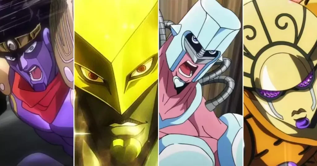 10 STANDS FORTES COM USUÁRIOS FRACOS EM JOJO'S BIZARRE ADVENTURE