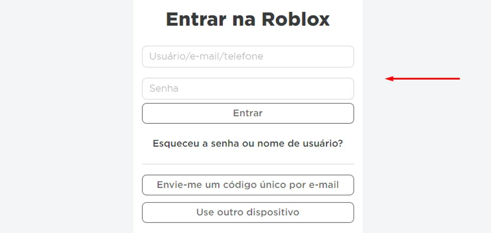 Activar el chat de voz en Roblox: pestaña Inicio de sesión