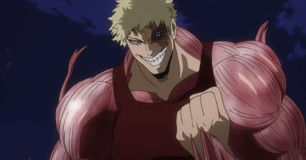 Los villanos más fuertes de Boku No Hero: Musculosos