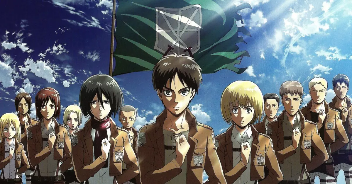 Main characters in Shingeki no Kyojin