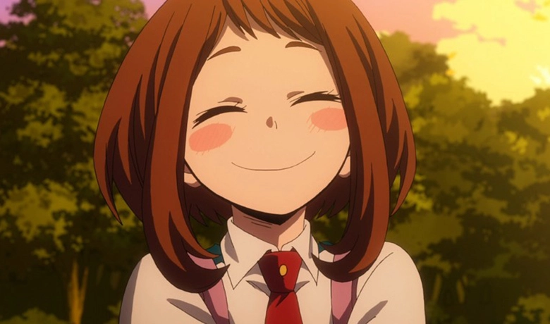 The character Ochako Uraraka