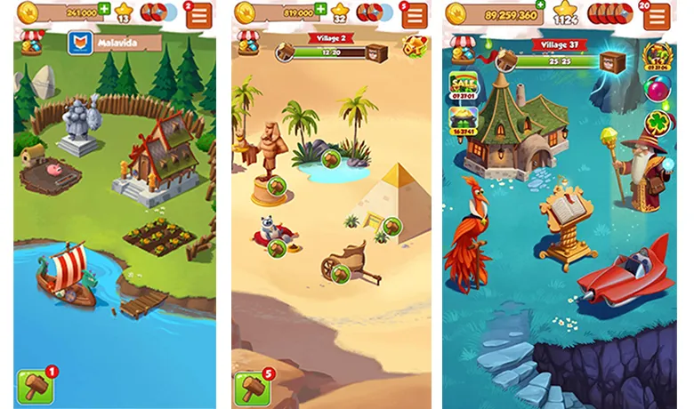 Villages in Coin Master