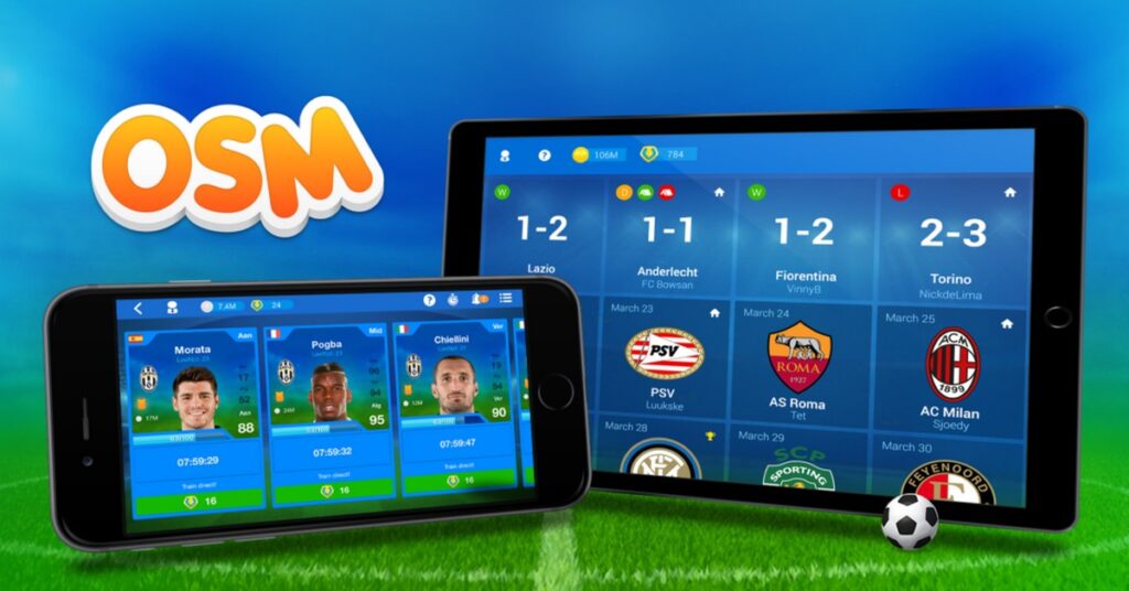 If you're looking for good soccer games on your cell phone, you can't miss Online Soccer Manager!