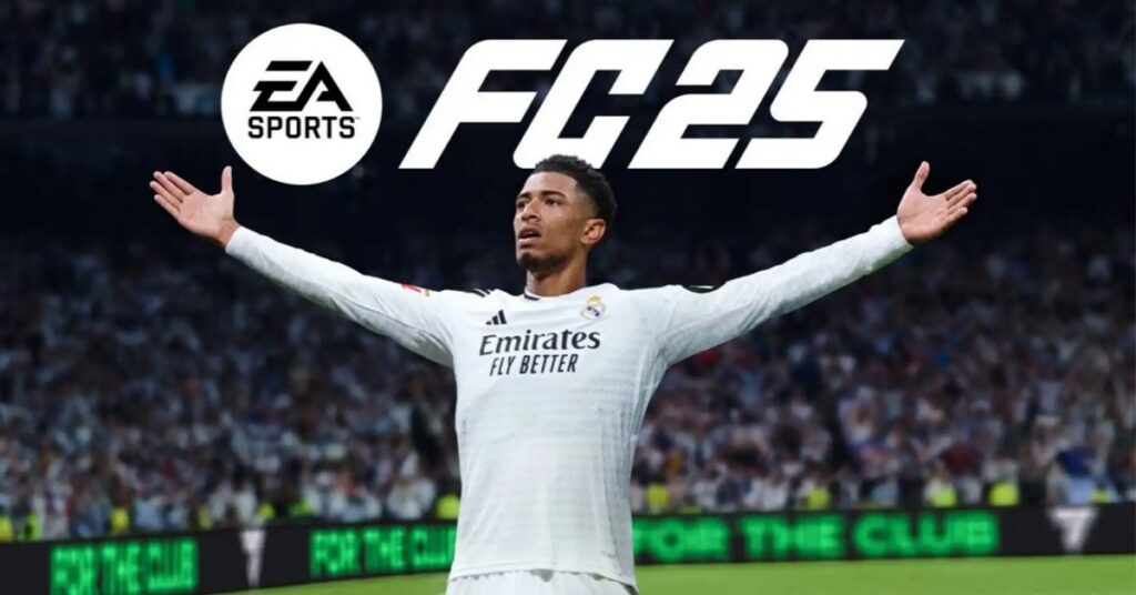 Couverture de jeu avec l'une des meilleures équipes de EA FC 25