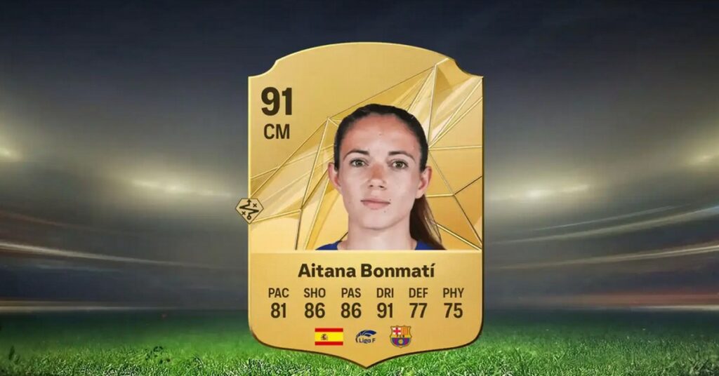 Aitana Bonmati dalam game EA FC 25