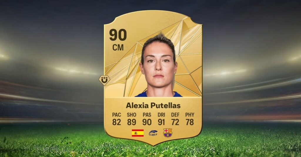 Alexia Putellas no jogo EA FC 25