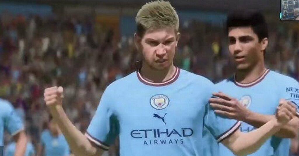 Kevin De Bruyne in the EA FC 25 game