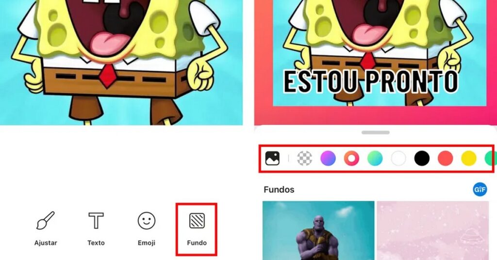 Cómo elegir un fondo de WhatsApp a través de Sticker.ly