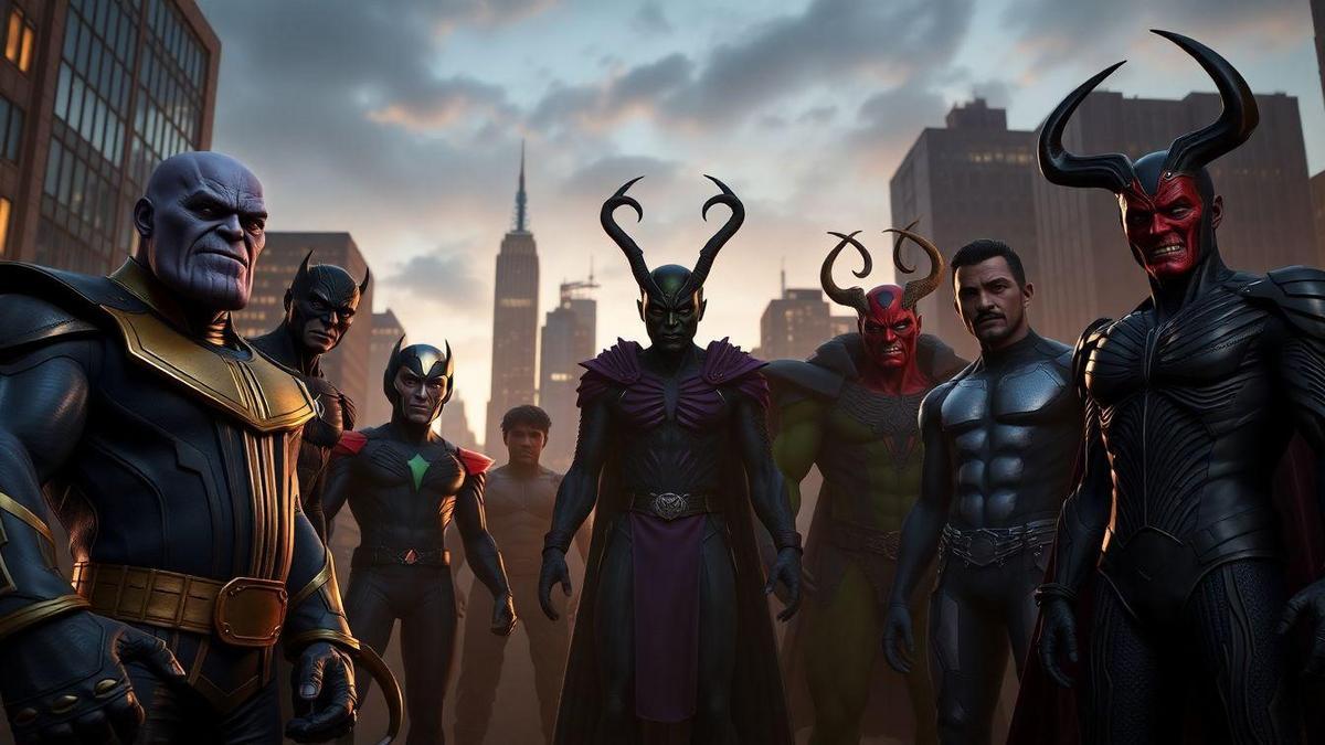 映画に登場するマーベルの悪役たち 映画に登場するマーベルの悪役たち