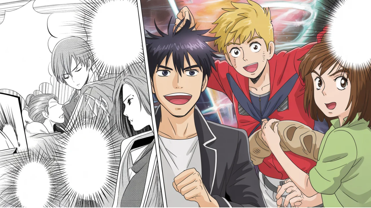 Perbedaan Antara Manga dan Anime