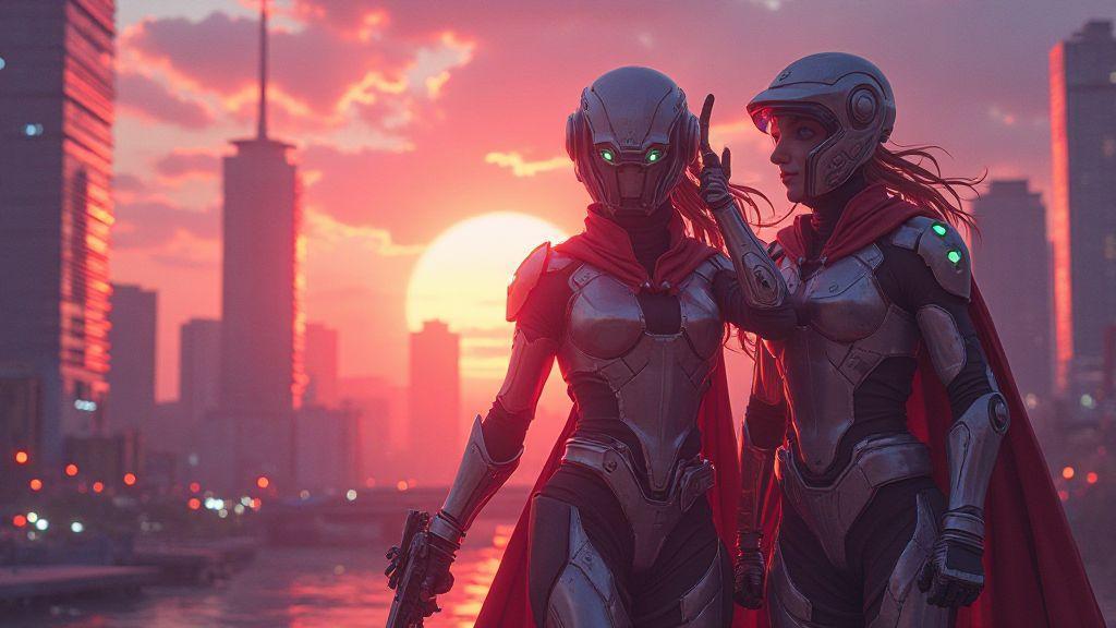 Un style anime qui réinvente les héros. Un style anime qui réinvente les héros.